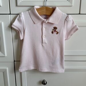 Ralph Lauren Light Pink Polo with Bear Patch